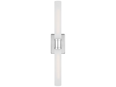 Visual Comfort Studio Keaton 2-Light Chrome Vanity Light