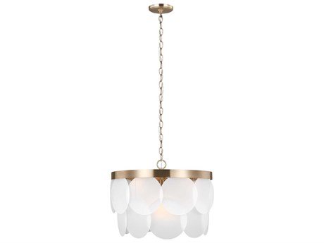 Visual Comfort Studio Mellita 6-Light Satin Brass Pendant