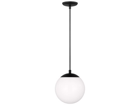 Visual Comfort Studio Leo 1-Light Midnight Black Globe Mini Pendant