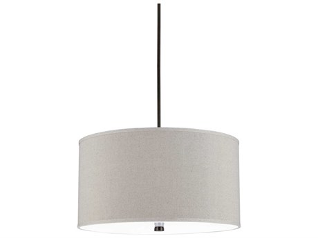 Visual Comfort Studio Dayna 4-Light Bronze Drum Pendant