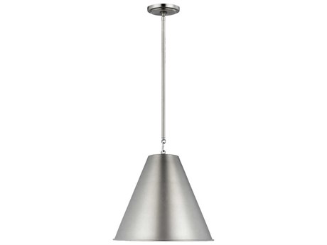 Visual Comfort Studio Gordon 1-Light Antique Brushed Nickel Pendant