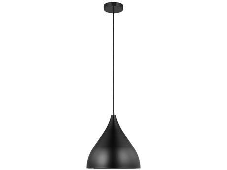 Visual Comfort Studio Oden 1-Light Midnight Black Pendant