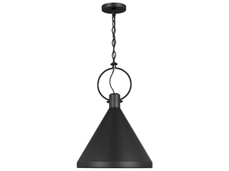 Visual Comfort Studio Lyon 1-Light Midnight Black Pendant