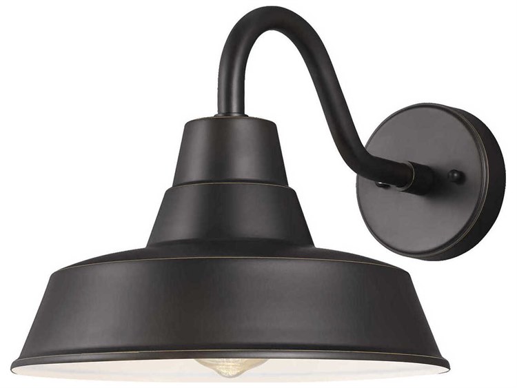 Visual Comfort Studio Barn Light 1 Outdoor Wall Light Antique Bronze 4