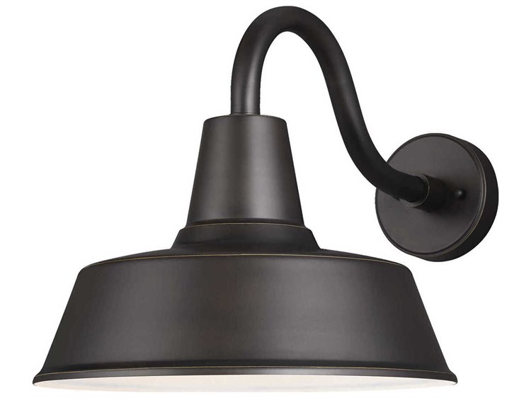 Visual Comfort Studio Barn Light 1 Outdoor Wall Light Antique Bronze 3