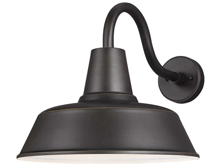 Visual Comfort Studio Barn Light 1 Outdoor Wall Light Antique Bronze 2