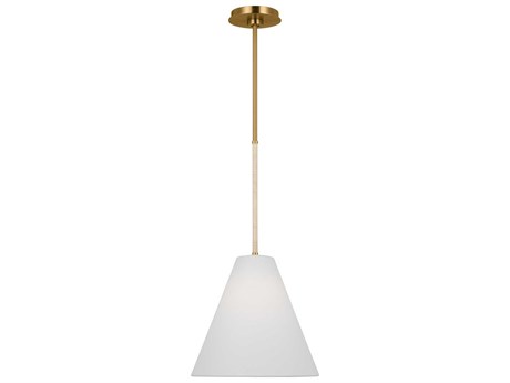 Visual Comfort Studio Remy 1-Light Burnished Brass Mini Pendant
