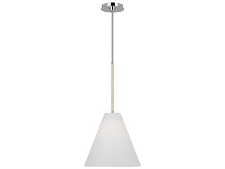 Visual Comfort Studio Remy 1-Light Polished Nickel Mini Pendant
