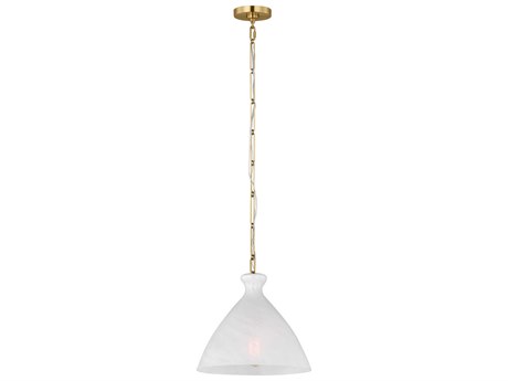 Visual Comfort Studio Athena 1-Light Burnished Brass Mini Pendant