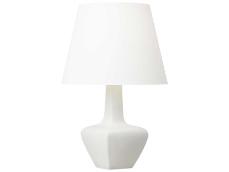 Visual Comfort Studio Diogo New White Linen Fabric Buffet Lamp