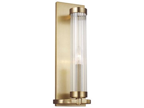 Visual Comfort Studio Demi 1-Light Burnished Brass Wall Sconce