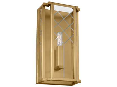 Visual Comfort Studio Erro 1-Light Burnished Brass Wall Sconce