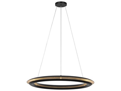 Visual Comfort Studio Cielo 1-Light Midnight Black Round Pendant