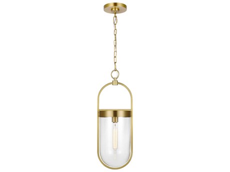 Visual Comfort Studio Blaine 1-Light Burnished Brass Mini Pendant