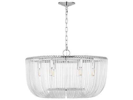 Visual Comfort Studio Pierce 6-Light Polished Nickel Pendant