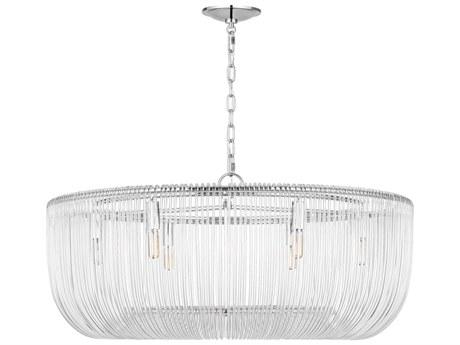 Visual Comfort Studio Pierce 6-Light Polished Nickel Pendant