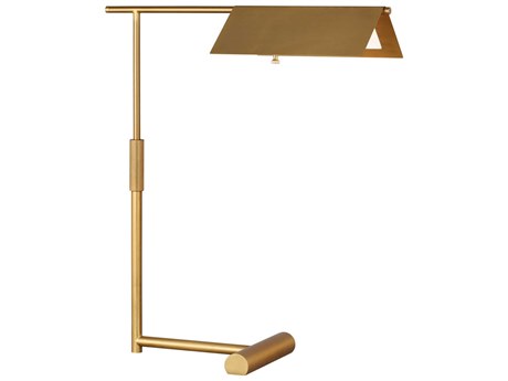Visual Comfort Studio Foles Burnished Brass Steel Desk Lamp