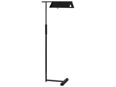 Visual Comfort Studio Foles Midnight Black Steel Floor Lamp
