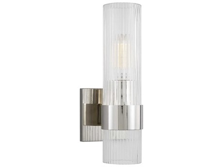 Visual Comfort Studio Geneva 1-Light Polished Nickel Wall Sconce