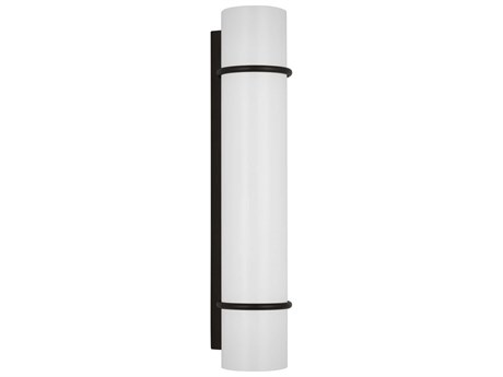 Visual Comfort Studio Amelie 1-Light Aged Iron Black Vanity Light