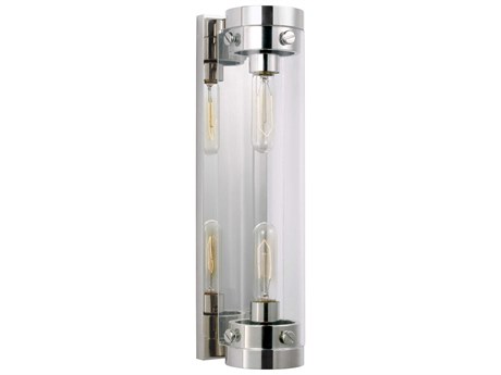Visual Comfort Studio Garrett 2-Light Polished Nickel Wall Sconce