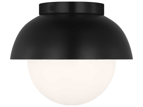 Visual Comfort Studio Hyde 1-Light Midnight Black Globe Flush Mount