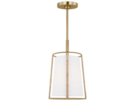 Visual Comfort Studio Cortes 1-Light Satin Brass Mini Pendant