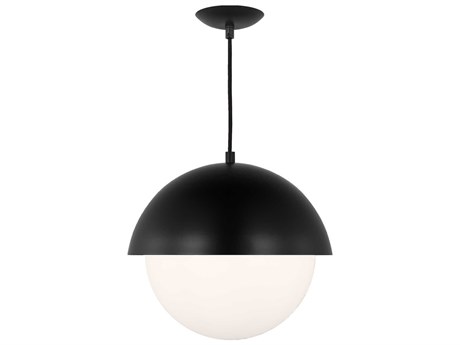 Visual Comfort Studio Hyde 1-Light Midnight Black Globe Pendant