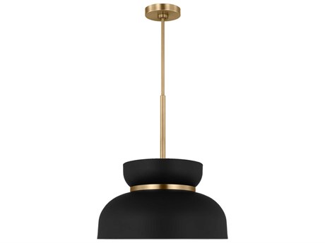 Visual Comfort Studio Pemberton 1-Light Midnight Black Mini Pendant