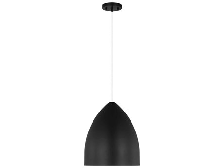 Visual Comfort Studio Huron 1-Light Midnight Black Pendant