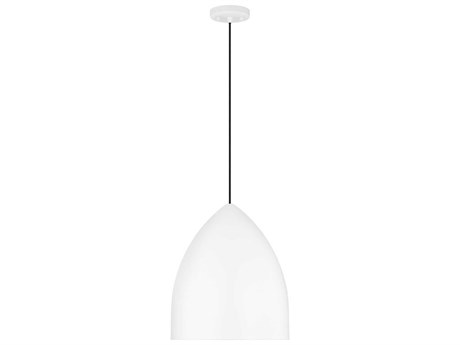 Visual Comfort Studio Huron 1-Light Matte White Pendant