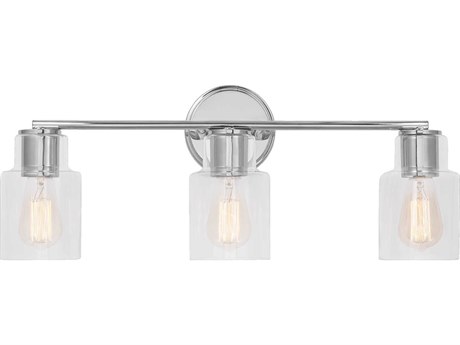 Visual Comfort Studio Sayward 3-Light Chrome Vanity Light