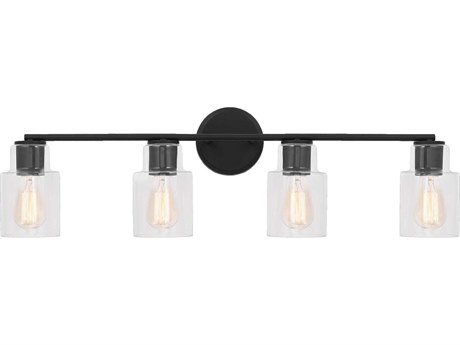 Visual Comfort Studio Sayward 4-Light Midnight Black Vanity Light