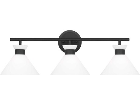 Visual Comfort Studio Belcarra 3-Light Midnight Black Vanity Light