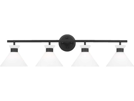 Visual Comfort Studio Belcarra 4-Light Midnight Black Vanity Light