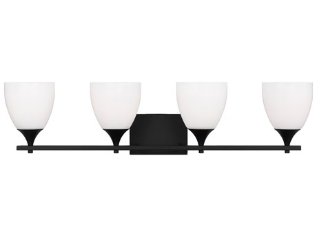 Visual Comfort Studio Toffino 4-Light Midnight Black Vanity Light
