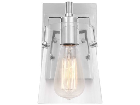 Visual Comfort Studio Crofton 1-Light Chrome Wall Sconce