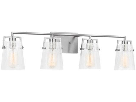 Visual Comfort Studio Crofton 4-Light Brushed Nickel Vanity Light