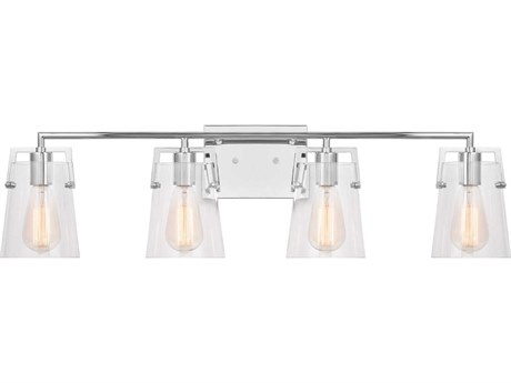 Visual Comfort Studio Crofton 4-Light Chrome Vanity Light
