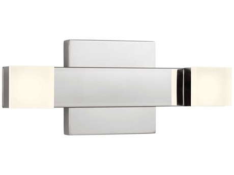 Visual Comfort Studio Brander 2-Light Chrome Vanity Light