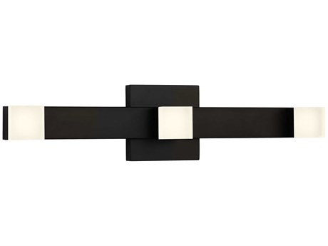 Visual Comfort Studio Brander 3-Light Midnight Black Vanity Light