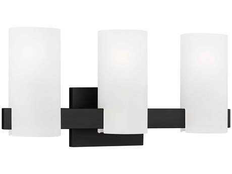 Visual Comfort Studio Rhode 3-Light Midnight Black Vanity Light