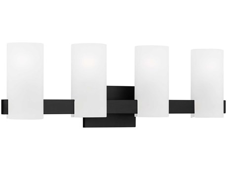 Visual Comfort Studio Rhode 4-Light Midnight Black Vanity Light