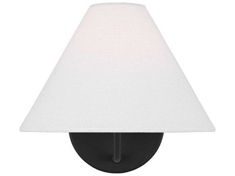 Visual Comfort Studio Burke 1-Light Midnight Black Wall Sconce