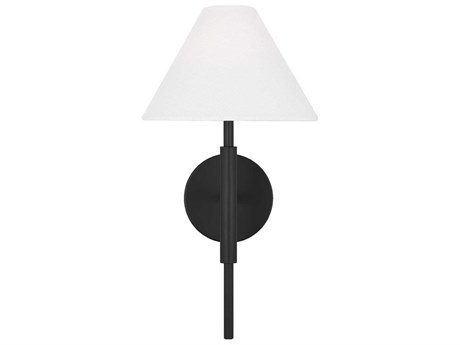 Visual Comfort Studio Porteau 1-Light Midnight Black Wall Sconce
