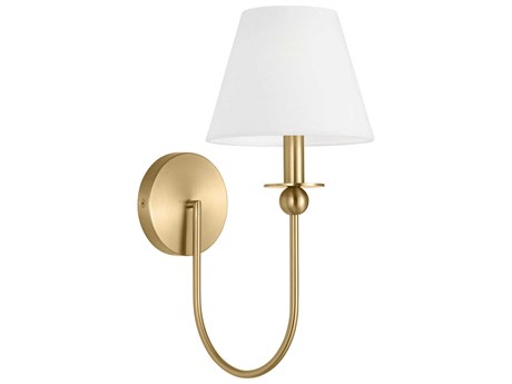 Visual Comfort Studio Elsay 1-Light Satin Brass Wall Sconce