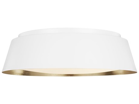 Visual Comfort Studio Asher 4-Light Matte White Flush Mount