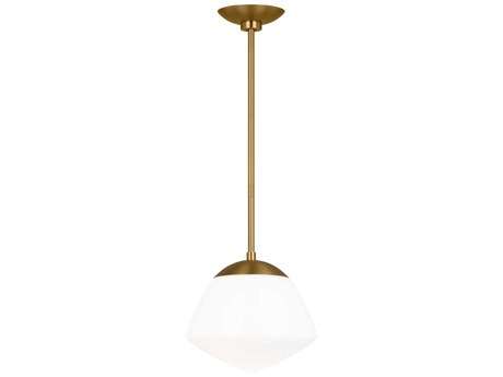Visual Comfort Studio Milne 1-Light Burnished Brass Pendant