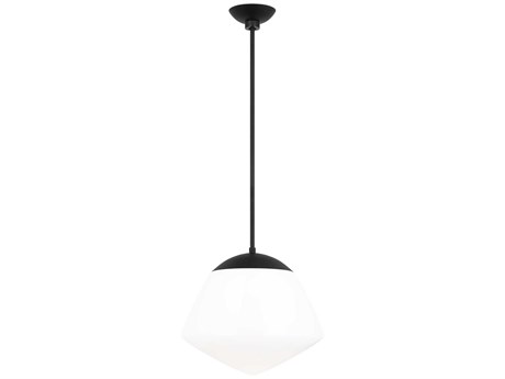 Visual Comfort Studio Milne 1-Light Midnight Black Mini Pendant