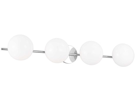 Visual Comfort Studio Lune 4-Light Chrome Vanity Light